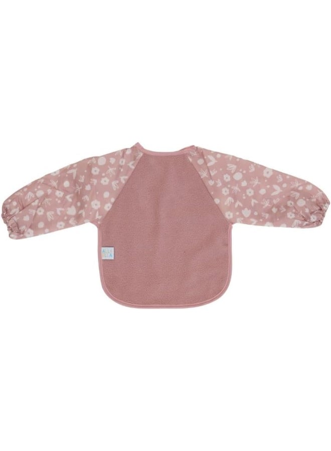 All4Ella Long Sleeve Bib - Dusty Pink - Image 1
